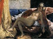 Eugene Delacroix, Woman with a Parrot